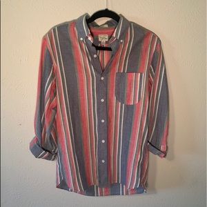 J.Crew Men’s Striped Button Down Casual